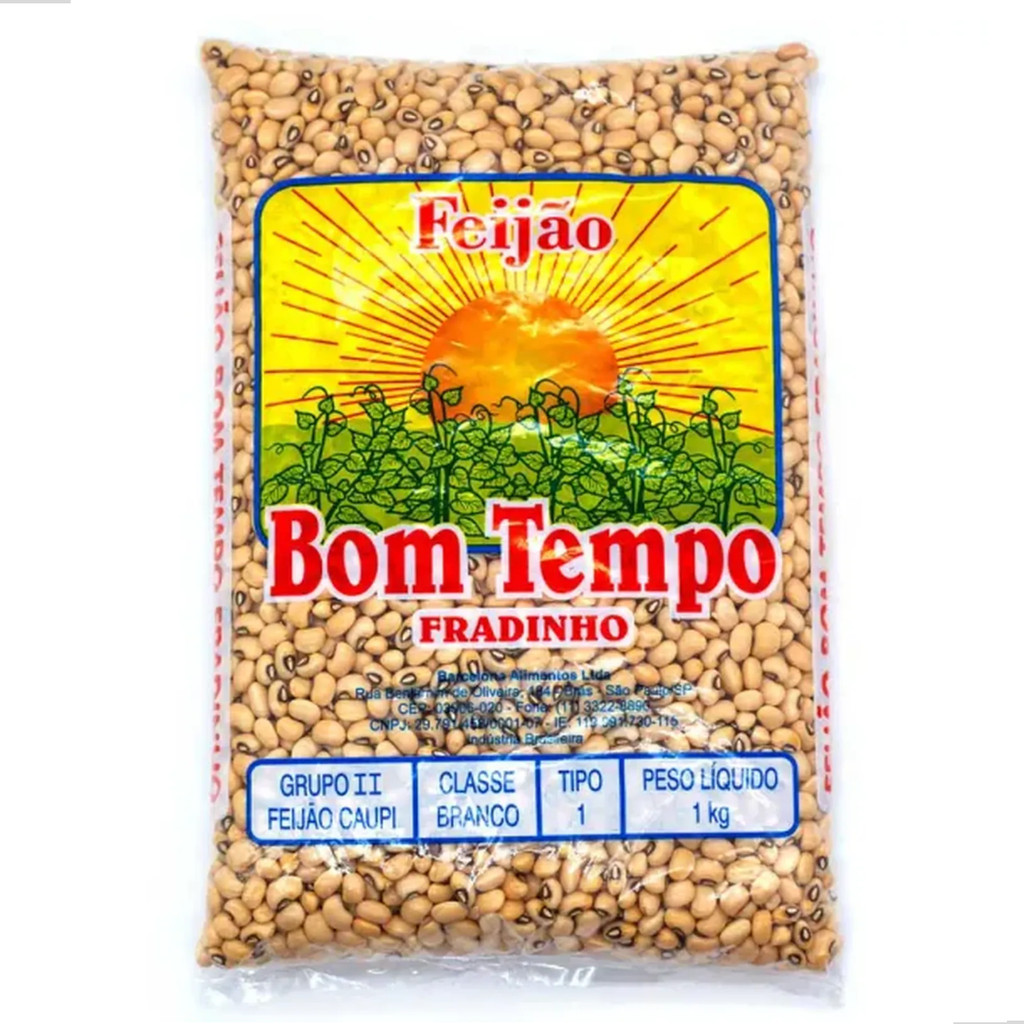 Feijão Bom-Tempo Fradinho 1 Kg em Oferta na Shopee