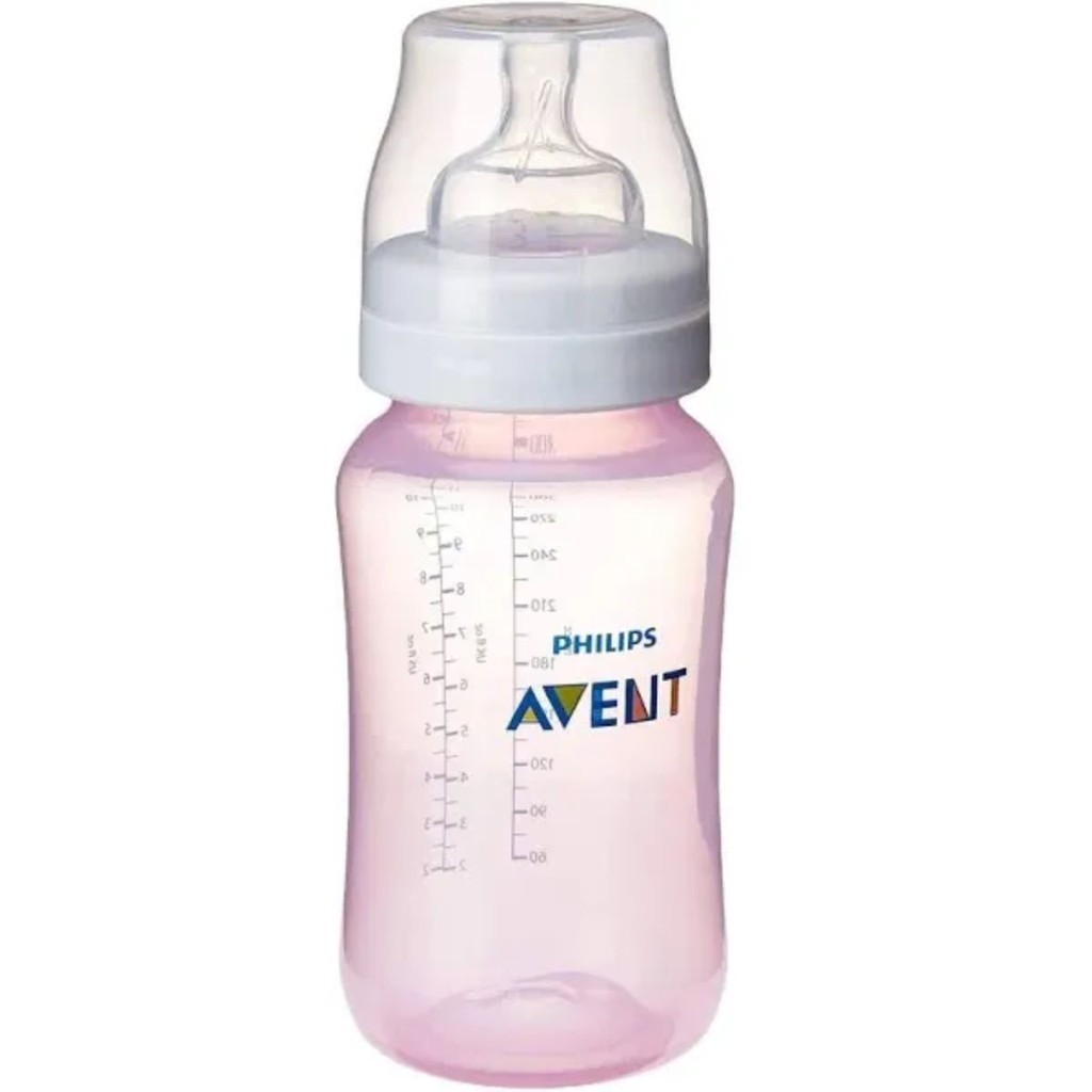 Mamadeira Anti-Colic Rosa 330ml Philips Avent (SCY121/11) em Oferta na Shopee