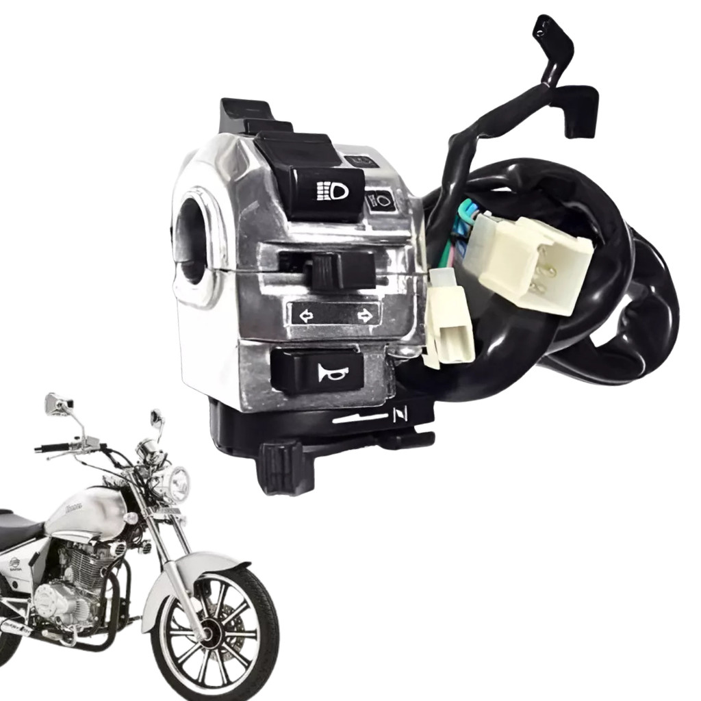 Punho Chave De Luz Seta Completa Dafra Kansas 150 2008 A 2015 Tmac
