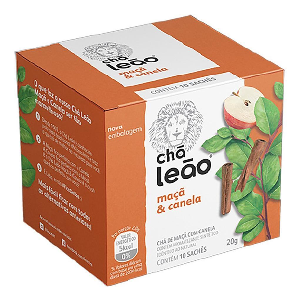 Chá Maça E Canela Com 10 Saquinhos - Leão