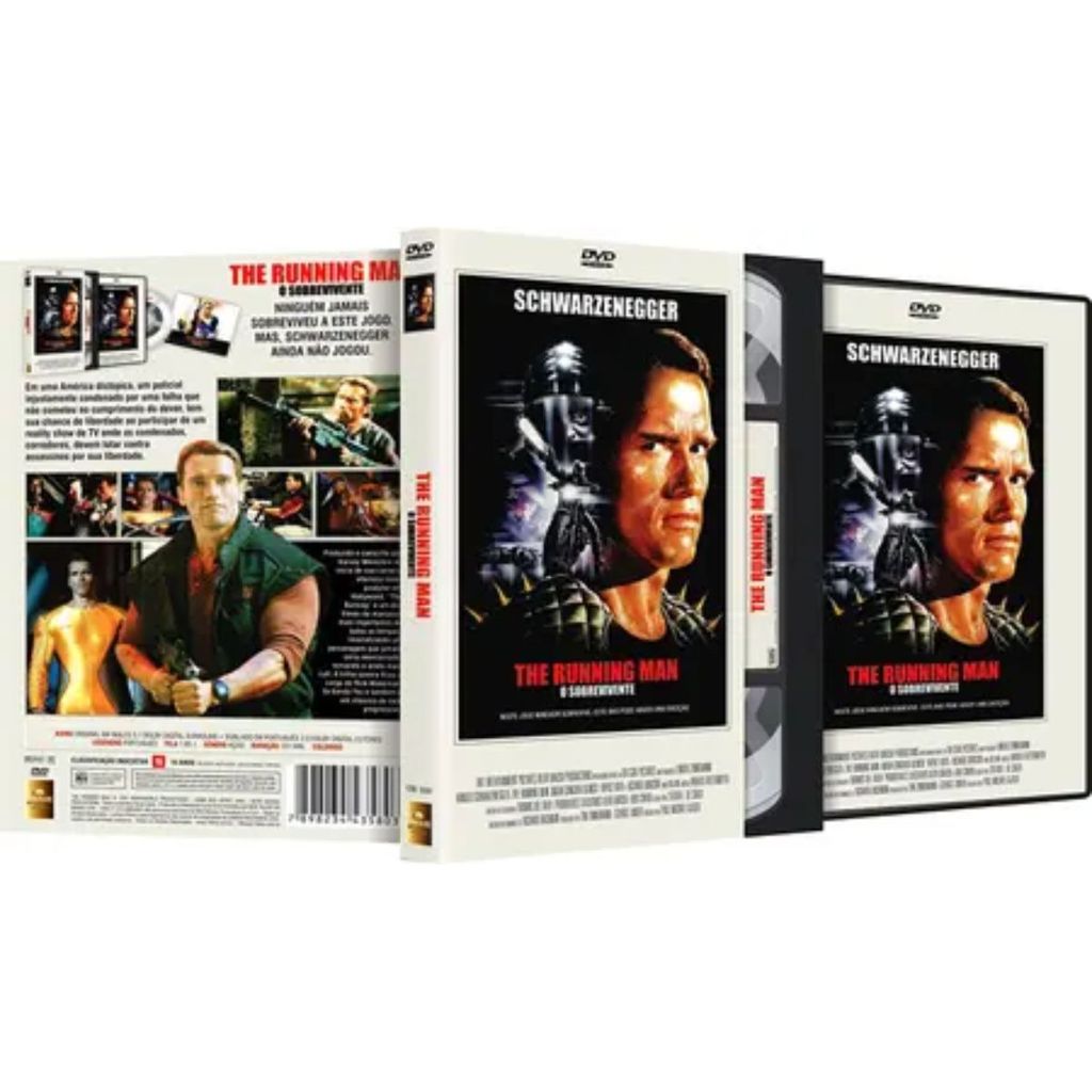 THE RUNNING MAN - O Sobrevivente - DVD - Somente Mídia