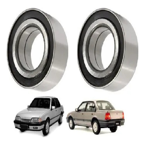 2 Rolamento Dianteiro Roda Monza Tubarao 91 92 93 94 95 96