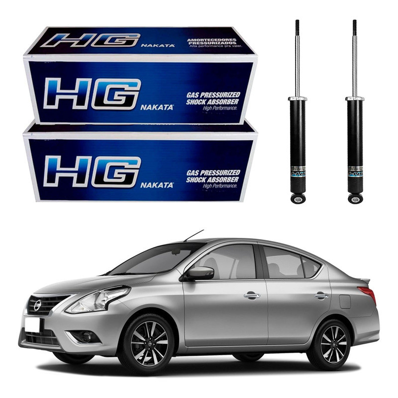 Par Amortecedor Traseiro Versa 1.0 1.6 2015 A 2020 em Oferta na Shopee