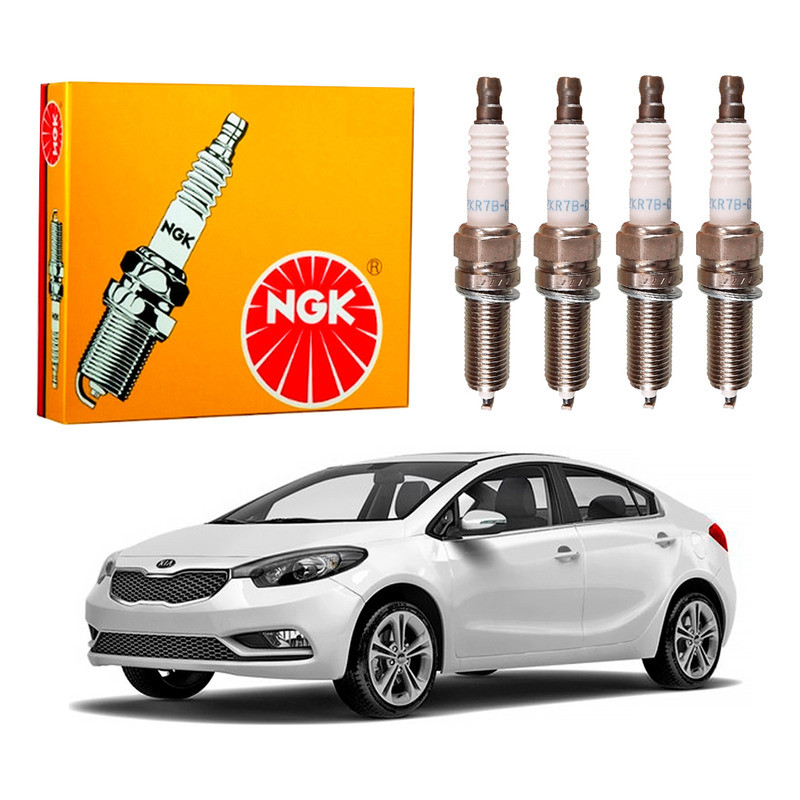 Jogo Velas Ngk Cerato 1.6 16v 2013 A 2017