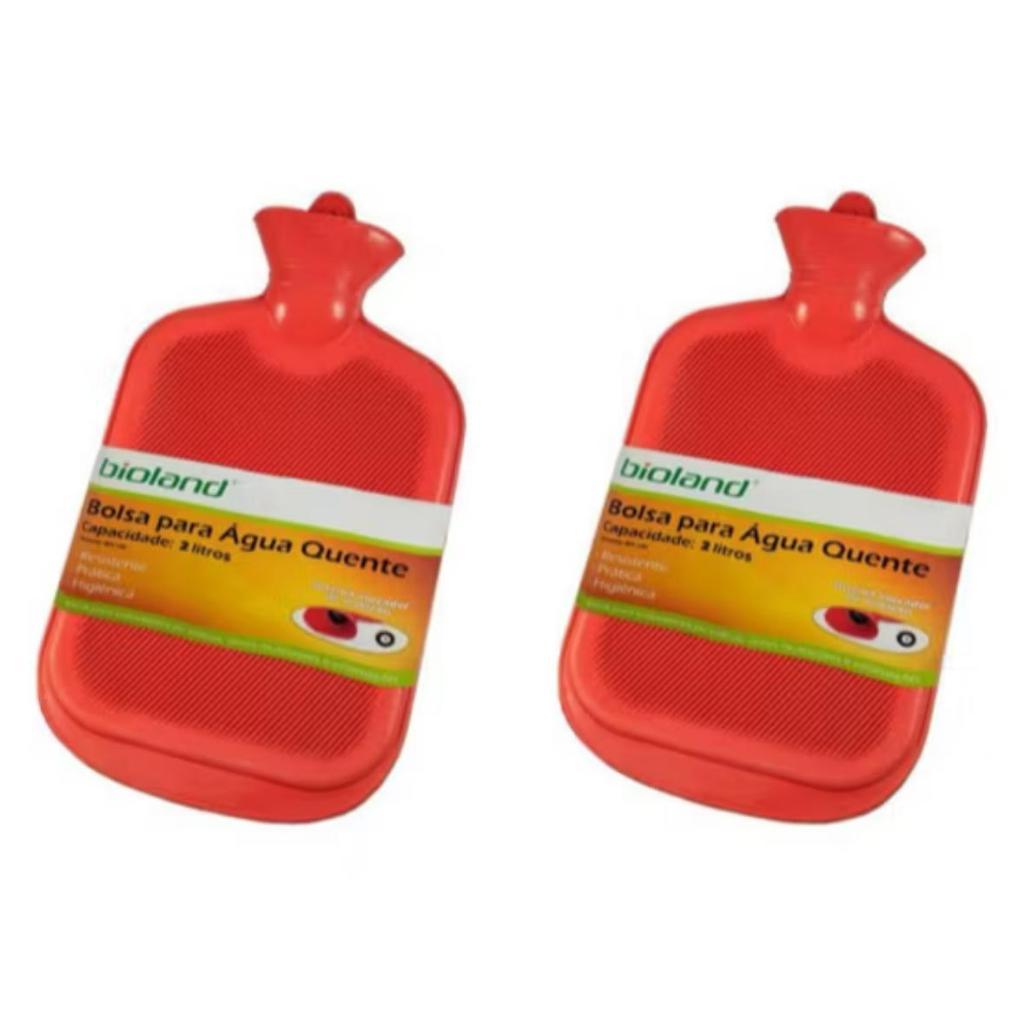 Kit 2 Bolsa De Água Térmica Para Compressa - Bioland 2 litros
