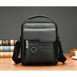 Bolsa De Couro Masculina À Prova D'água Bolsa Masculina Transversal Em Couro Bolsa Retrô Shoulder Bag Masculino