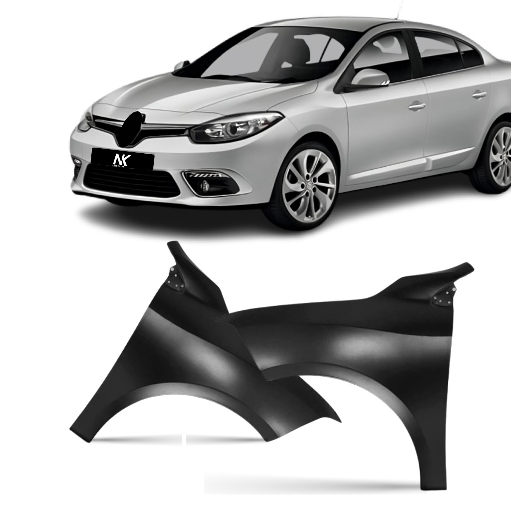 Par/UN Paralama Dianteiro Fluence 2010 2011 2012 2013 2014 2015 2016