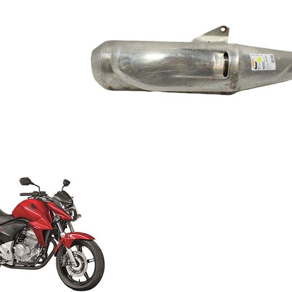 PONTEIRA ESCAPAMENTO HONDA CB 300 2011 USADO ( ORIGINAL )