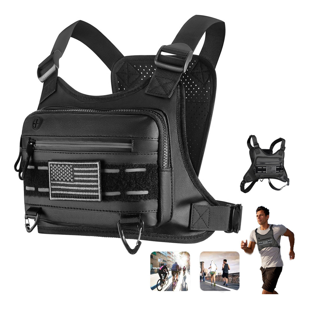 Bolsa Peitoral Esportiva Antissuor Com Faixa Refletiva em Oferta na Shopee