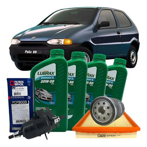 Kit Troca De Oleo Fiat Siena Palio Strada 1.0 1.5 Fiasa Mpi