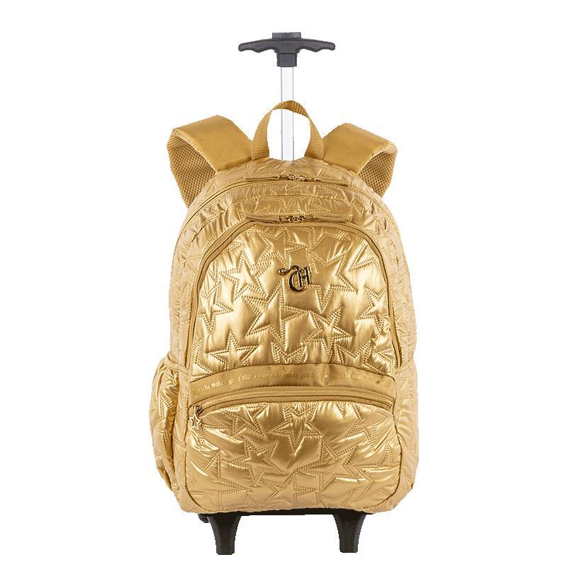 Mochila Carrinho Externo Capricho Estrelas - Dourado em Oferta na Shopee