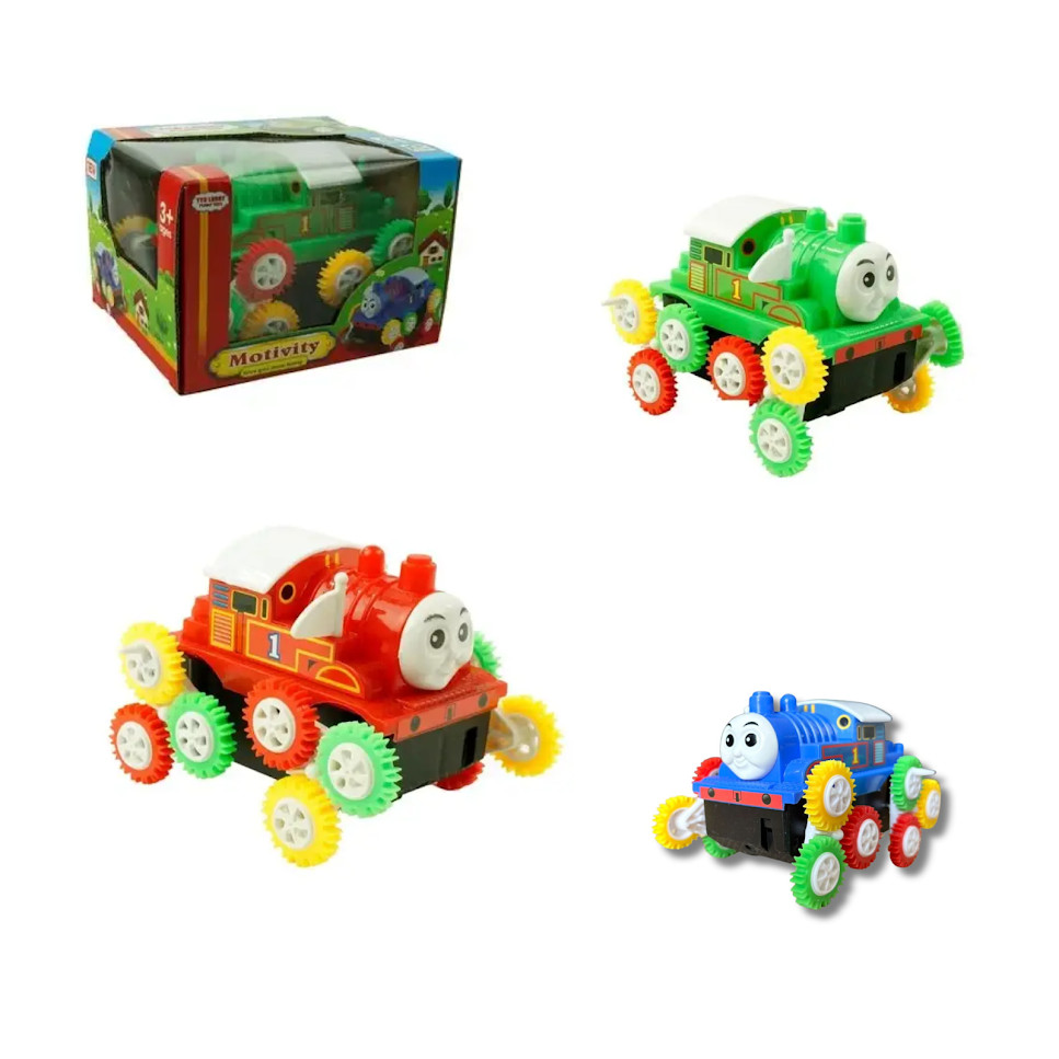 Mini Locomotiva Trem Trenzinho Thomas Maluco Cambalhota