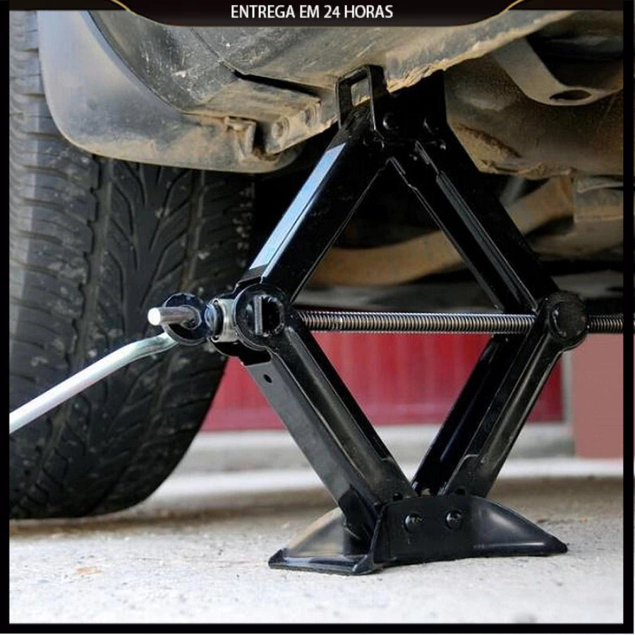 Macaco Sanfona de Carro Suporta 2 Toneladas 2000 kgs Jacaré Universal Original para Troca de Pneu em Oferta na Shopee