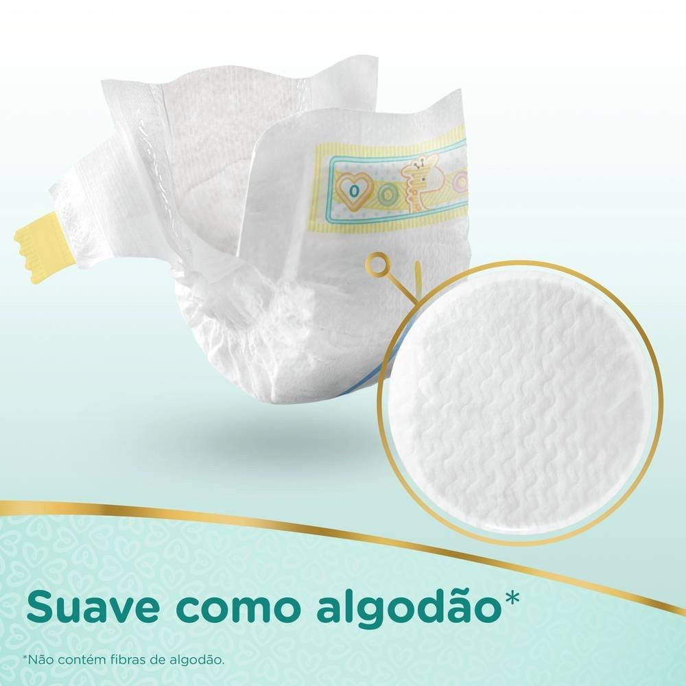 Detalhes do Fralda Pampers Premium Care Recém-nascido Rn Com 36 Unidades