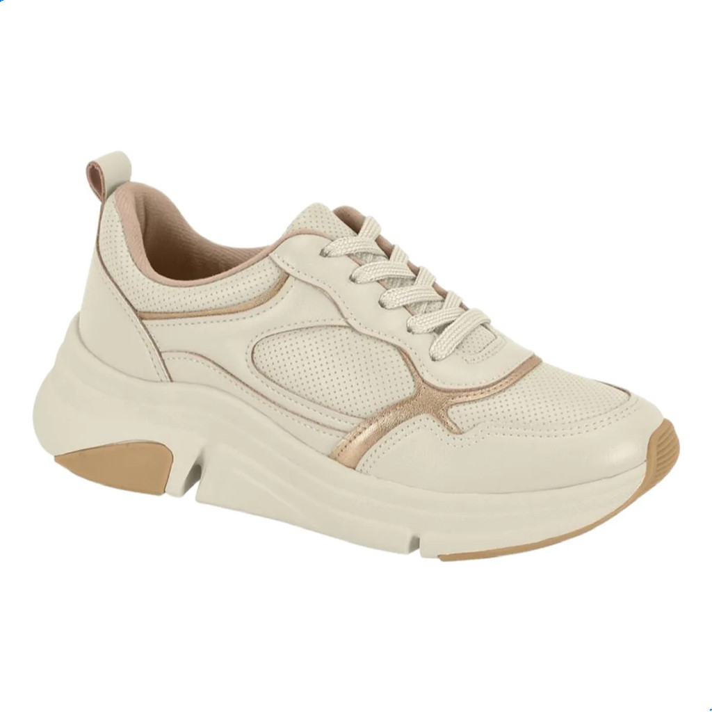 Tênis Modare Feminino Ultra Conforto Casual Leve Chunky em Oferta na Shopee