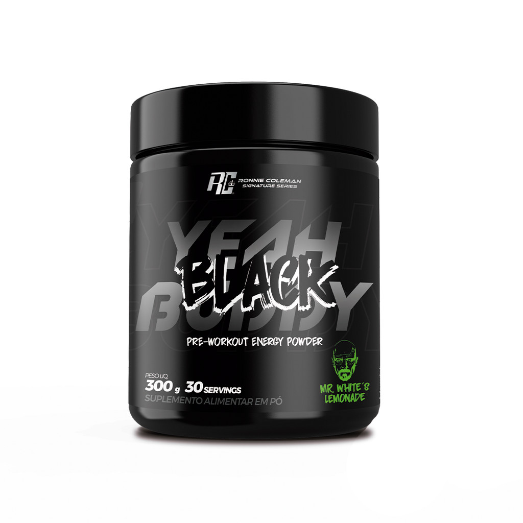 Pré Treino Yeah Buddy Black 300g Limonada Ronnie Coleman em Oferta na Shopee