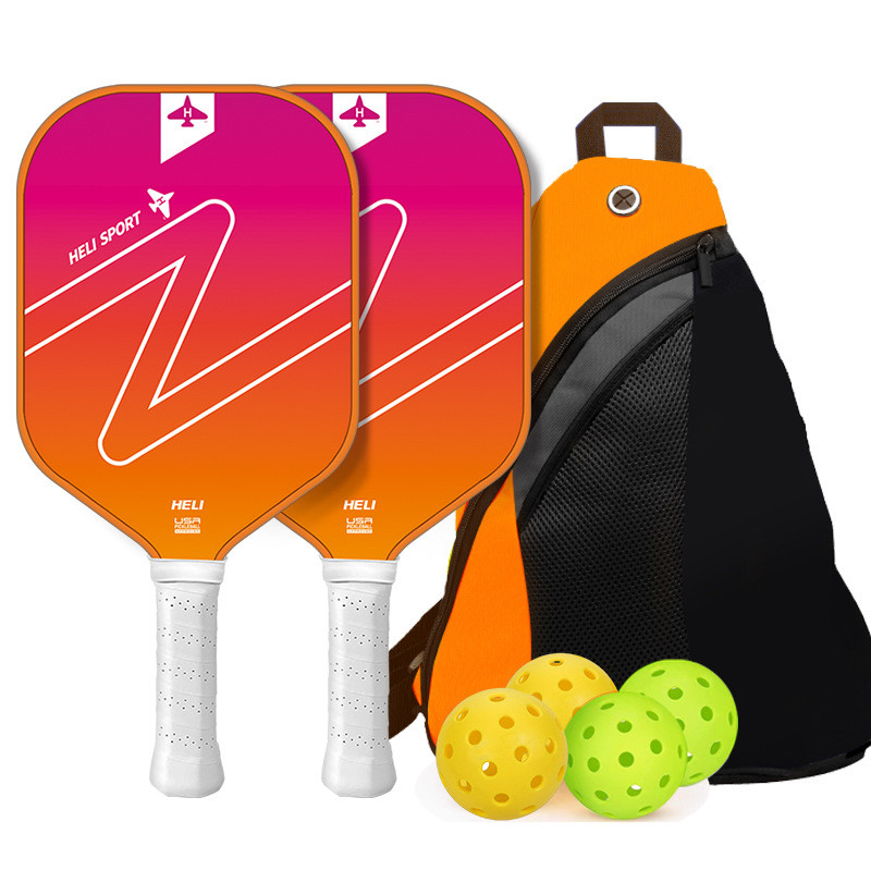Raquete de pickleball fibra de vidro t700 conjunto completo raquete pickleball raquete crianças pickleball raquete