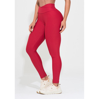 LEGGING FITNESS FEMININA COM CÓS TRANSPASSADO ACTION DLK em Oferta na Shopee