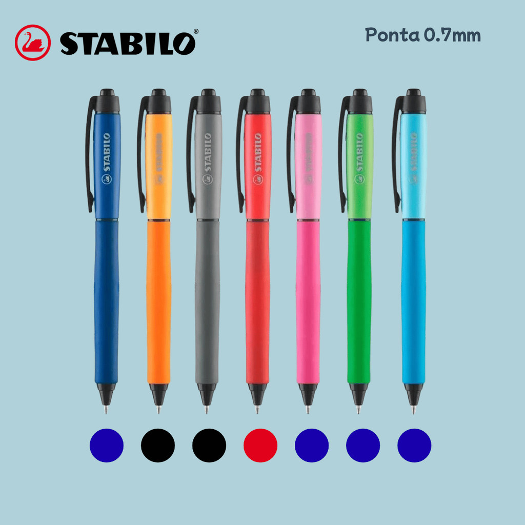 Caneta Gel Stabilo Palette 0.7mm Retrátil em Oferta na Shopee