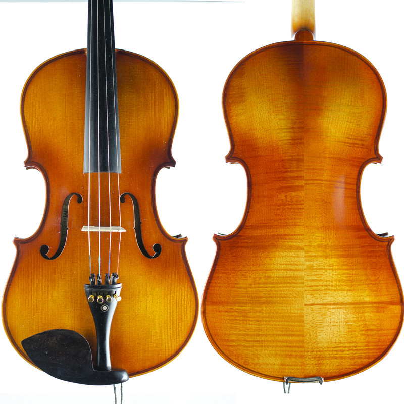 Viola de Arco Madeira Maciça Antoni Marsale série YA400 Stradivari 42 cm 16,5" Gold Ajustada Luthier