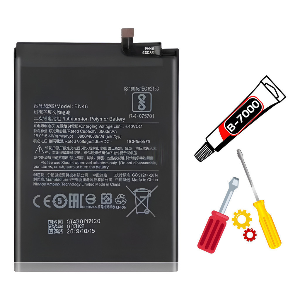 Bateria Para Redmi Note 8 | Note 8t Bn46 + Kit Reparo
