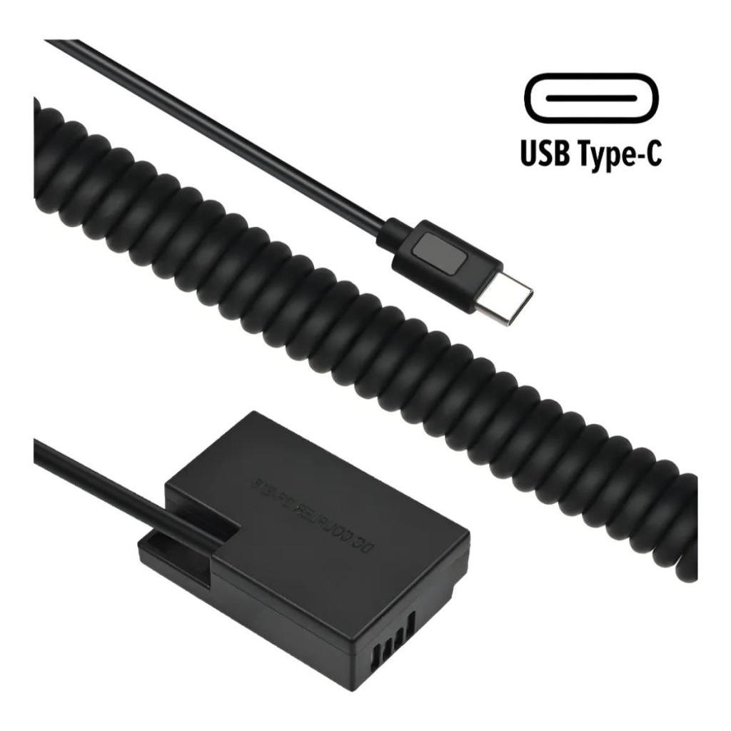 Adaptador Dummy Pd Dr-e18 Para Bateria Lp-e17 Espiral Usb-c