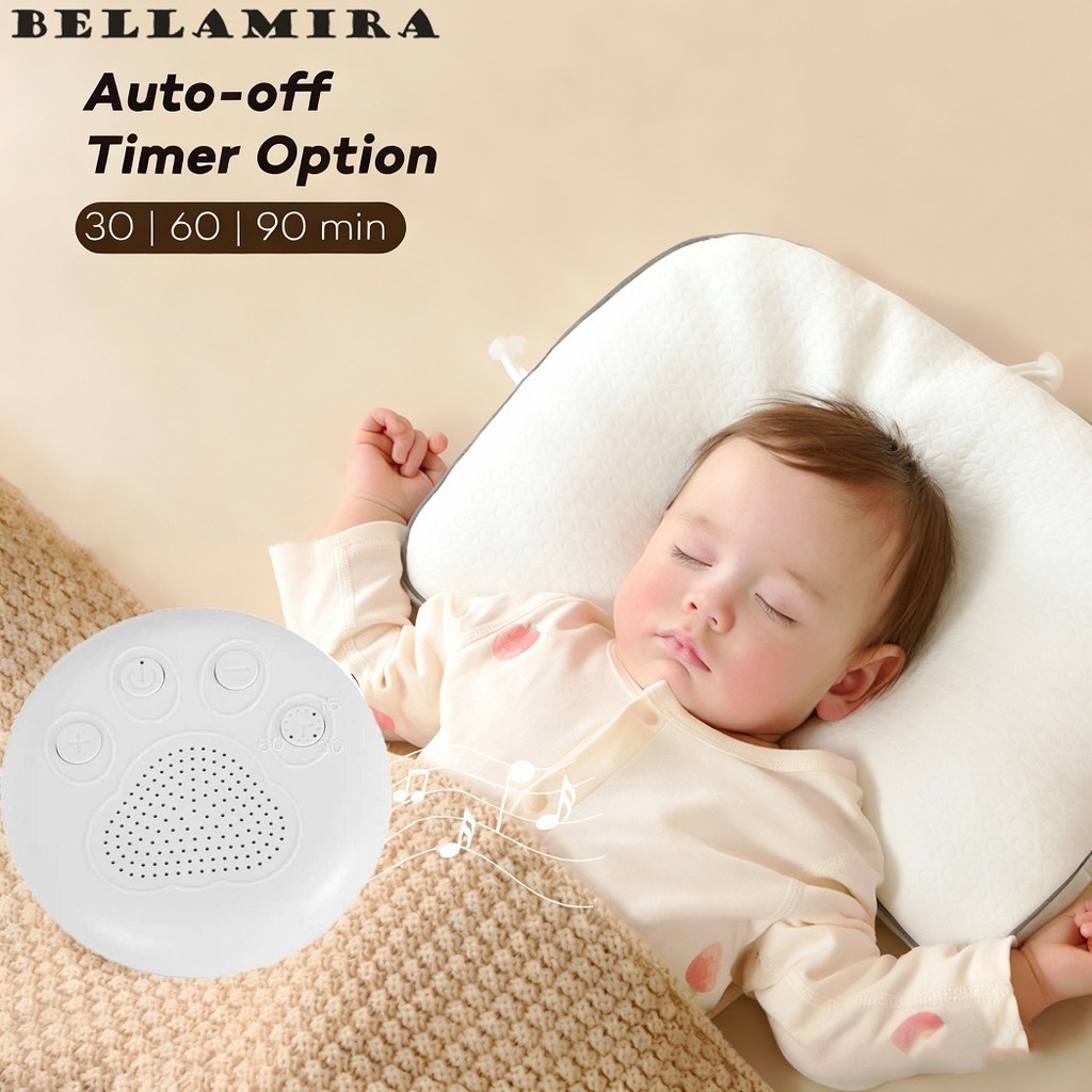 Máquina de Ruído Branco para Mães e Profissionais | 10 Faixas de Som | Aparelho Relaxante para Sono Profundo