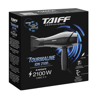 Secador de Cabelo Tourmaline Íon Taiff 2100W em Oferta na Shopee