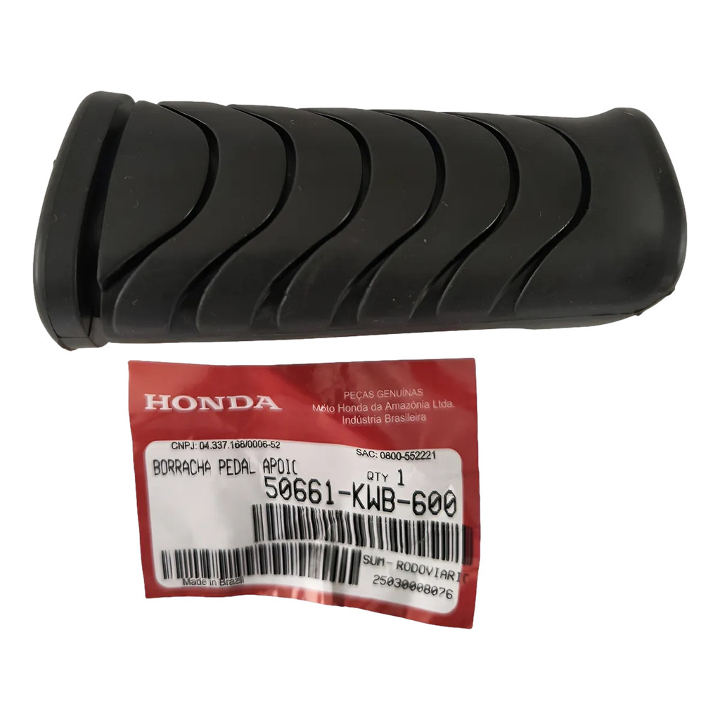 BORRACHA PEDALEIRA DIANTEIRA BIZ125 BIZ 125 2026 ORIGINAL em Oferta na Shopee