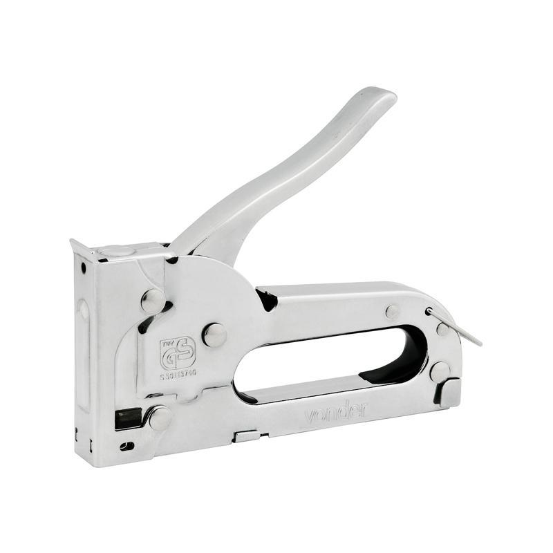 Grampeador Tapeceiro Revólver Vonder em Oferta na Shopee