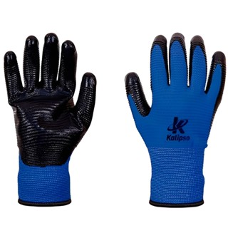 LUVA MALHA KALIPSO BANHO NITR. NBR WAVE AZ/PTO M em Oferta na Shopee