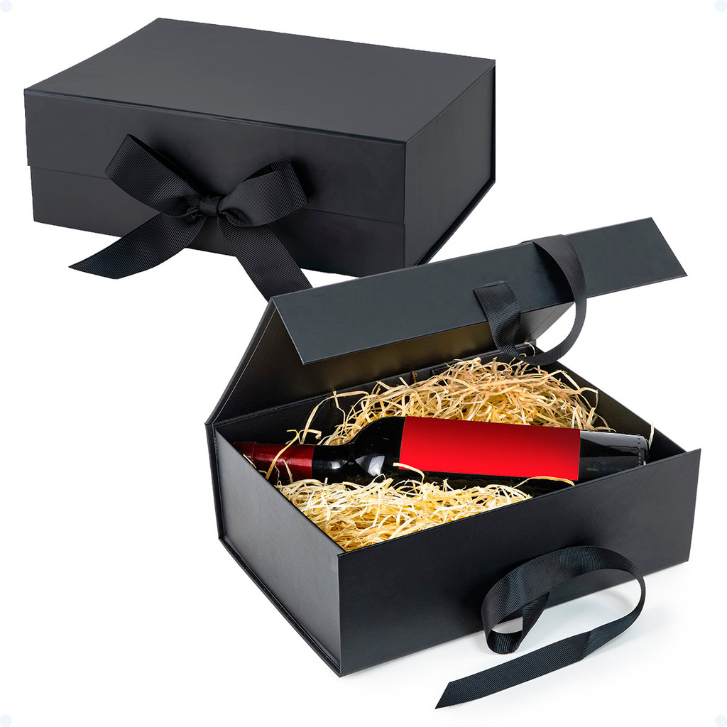 Caixa FlexBox Rígida De Papel Com Imã E Cetim Para Presente De Natal Luxo Grande 33x25x12 em Oferta na Shopee