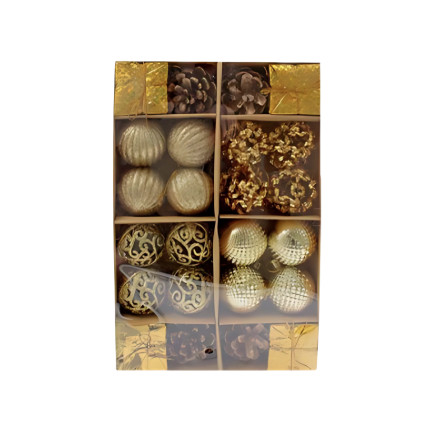 Conjunto Premium Natalino com 24 Decorações