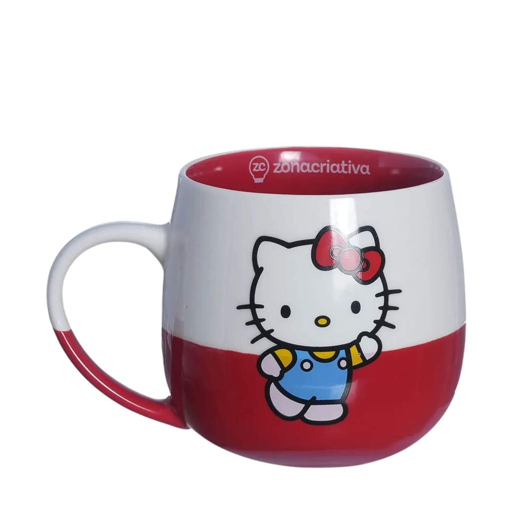 Caneca Maggie 400ml Hello Kitty Zona Criativa - 10025915 em Oferta na Shopee