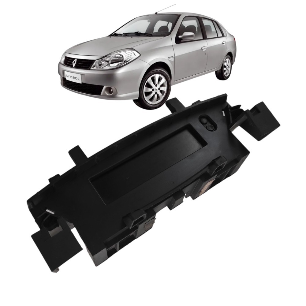 Computador Bordo Renault Symbol 2009 2014 Display Relogio - Preto SEMI-NOVA