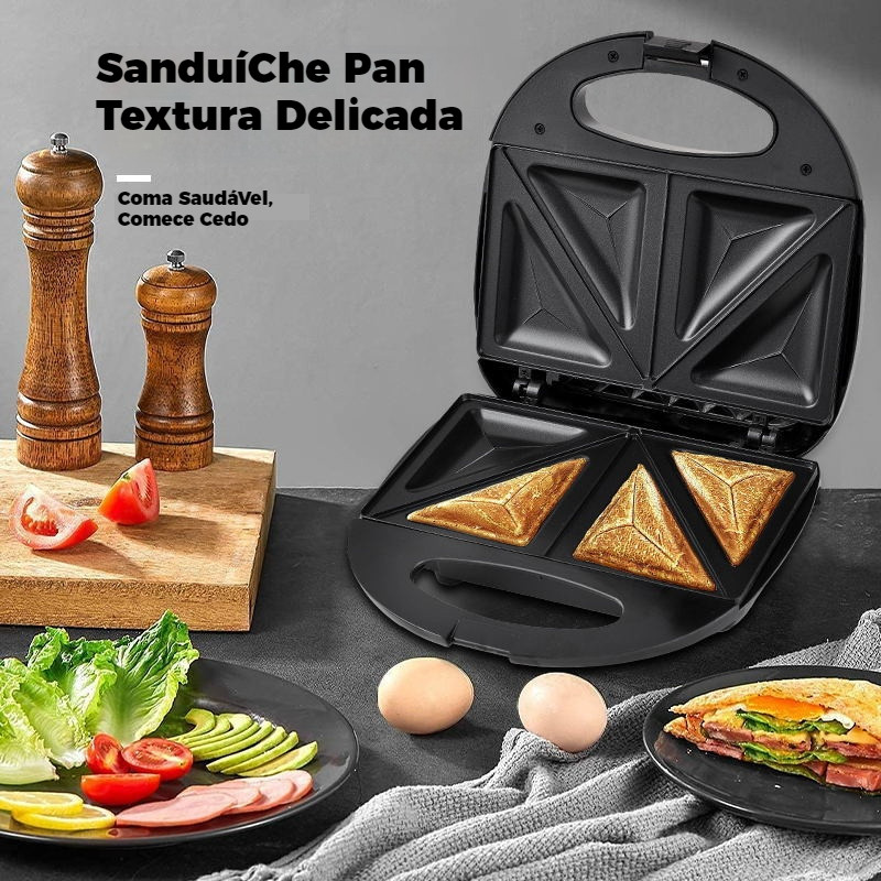 Sanduicheira Donut, Waffle e Sanduíche 110V