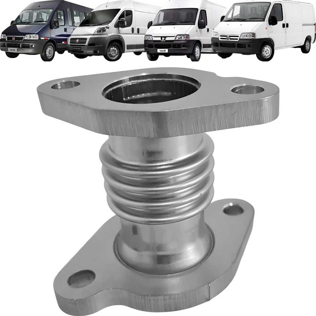 TUBO SANFONA TROCADOR CALOR VALVULA EGR DUCATO BOXER JUMPER - ANOS: 2013 ATE 2016 - 5801385944