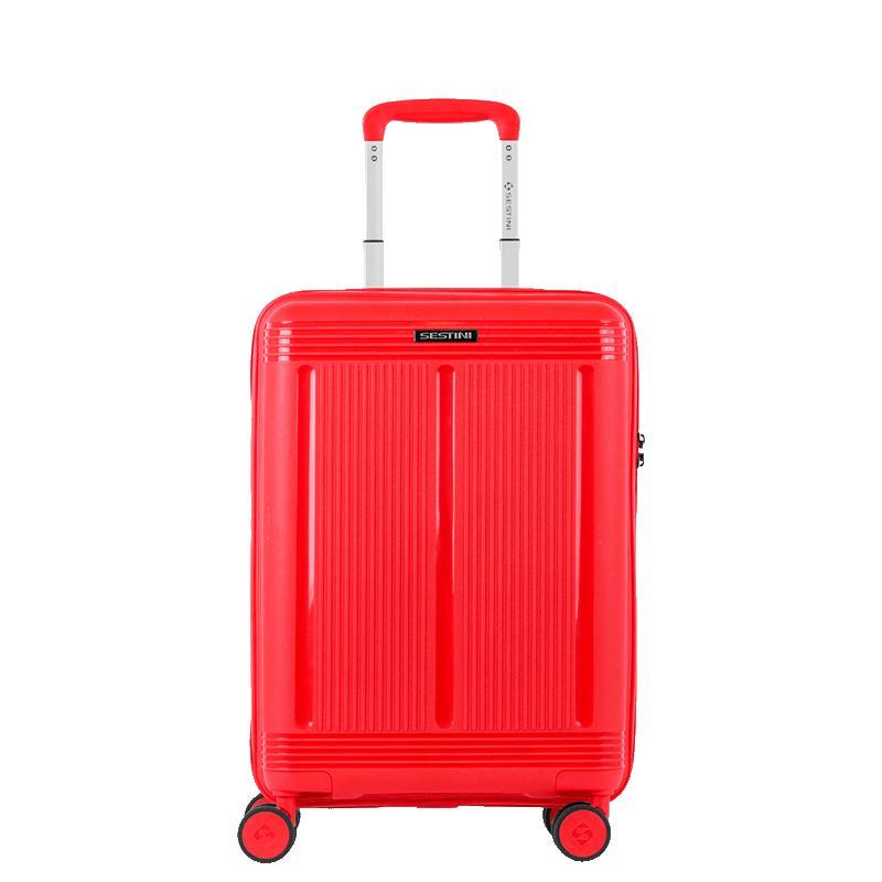 Mala de Viagem Bordo com Rodas 360° PP Pulse - Vermelho em Oferta na Shopee