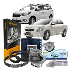 Kit Correia Dentada Tensor Bomba Valvula Spin/cobalt 1.8