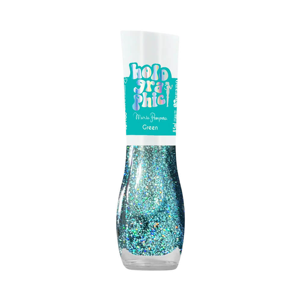 Esmalte Maria Pomposa Holographic Green