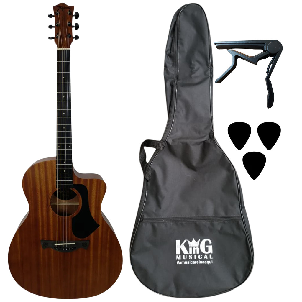 Kit Violão Aço Tagima  Dallas Gran Reserva Acessórios