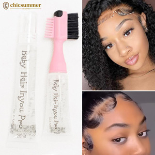 CHICSUMMER Escova Dupla Face Com De Para Cabelo Peruca Fofa Em Gel Fixo Design De Estilo Portátil Durável A2M5 em Oferta na Shopee