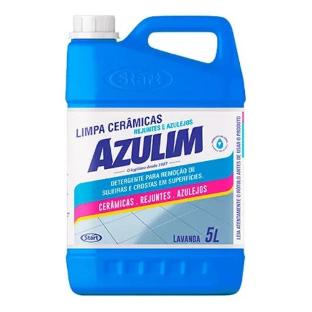 Limpa Cerâmicas, Rejuntes e Azulejos 5l Azulim Start