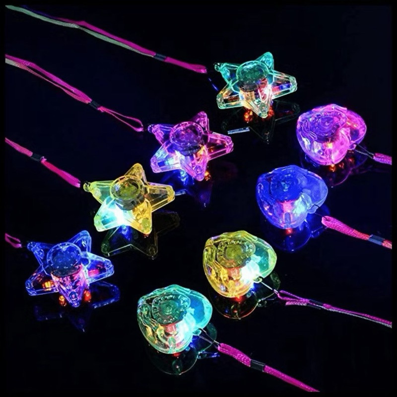 kit 5/10/20 Colar Pisca Led Colorido Vários Modelos festa Casamento Festas e Baladas em Oferta na Shopee