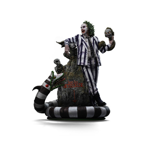 Estátua Besouro Suco Deluxe - Os Fantasmas se Divertem - Art Scale 1/10 - Iron Studios em Oferta na Shopee