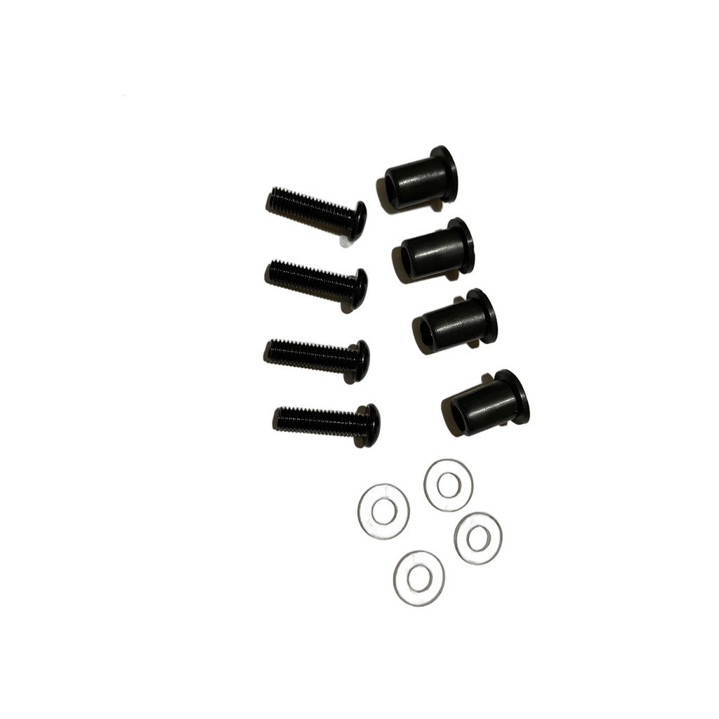 4 Parafusos Bolha Nmax PCX 160 CITYCOM CB Aço Com Buchas COR:PRETO