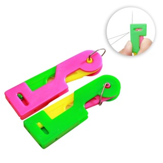 2 Passador Coloca Linha Colocador De Agulha Manual Costura em Oferta na Shopee