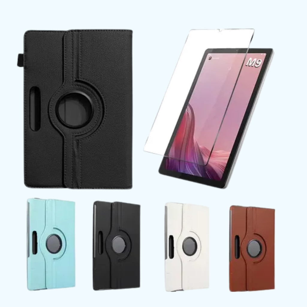Capa Giratória + Película de vidro para Tablet Multilaser M9 8.9" | Capa ou Película Avulsa