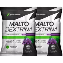 Kit 2X Malto Dextrin - 1000g Refil Uva - BodyAction