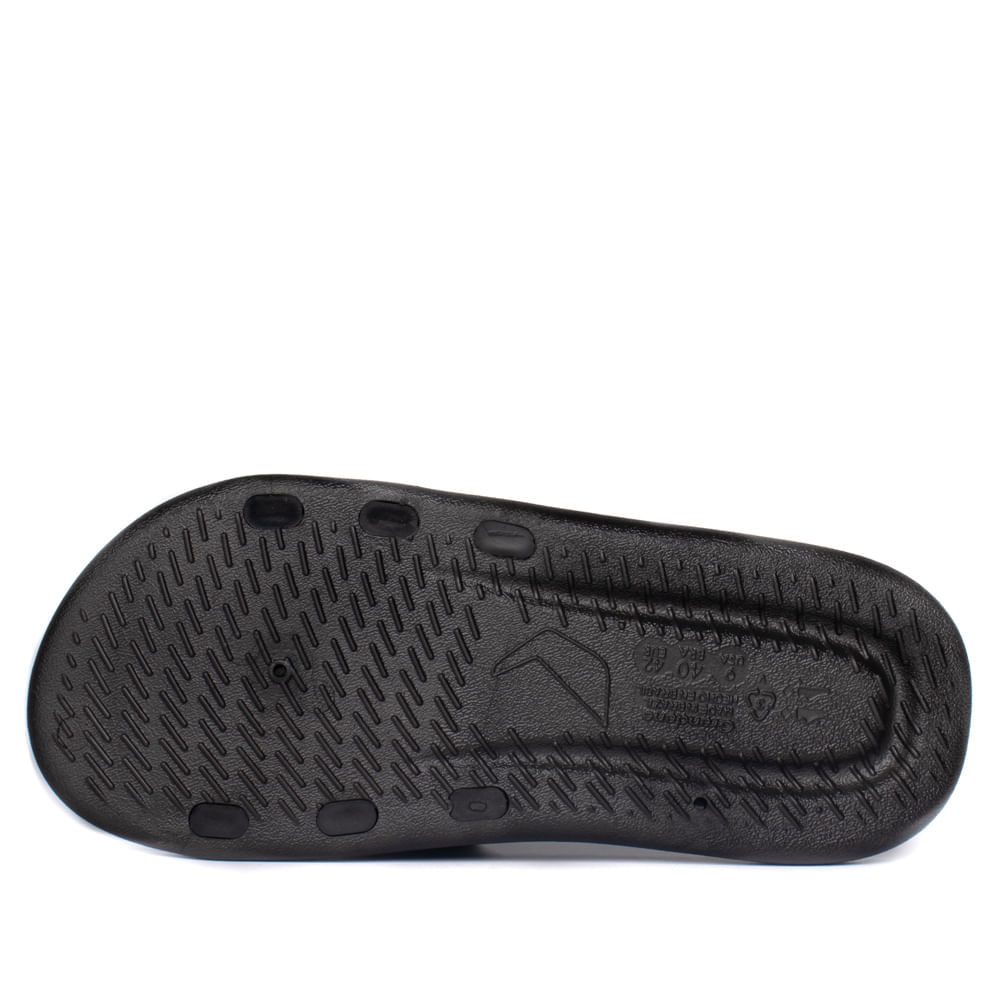 Detalhes do Chinelo Masculino Rider Step Slide Monobloco Preto
